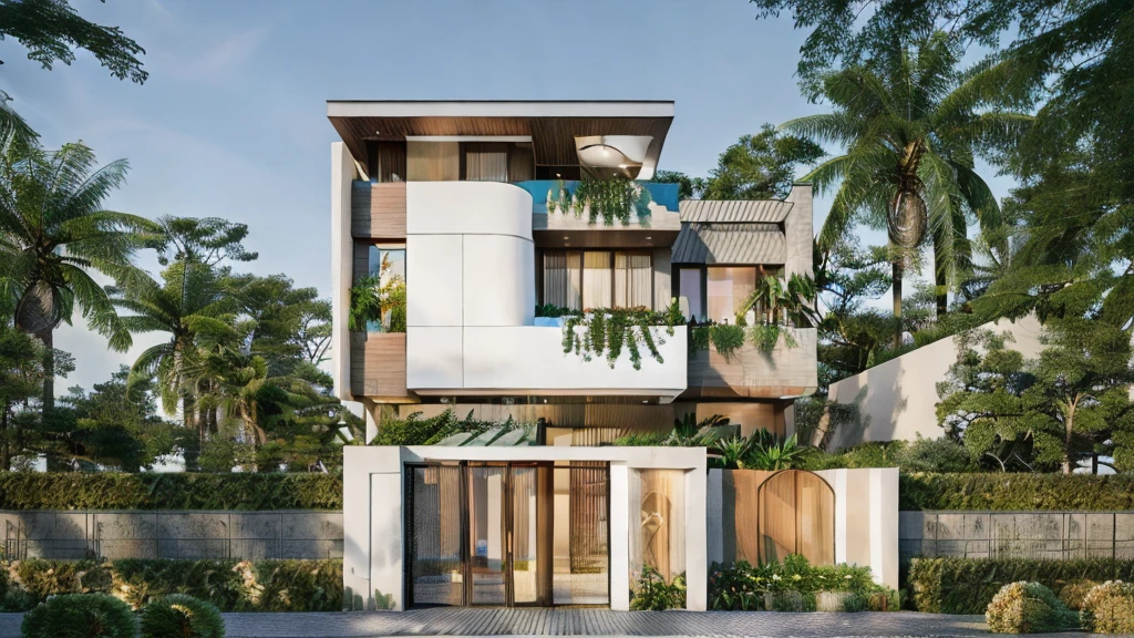 ((best quality)), ((masterpiece)), (detailed), perfect face, ((Masterpiece)), (best quality), (ultras Realistic), 8k, Raw photo, a rendering of a modern house with vietnamese roof anh brick yard , realistic garden, contemporary house, exterior design, wide establishing shot, modern house, in style of simplified realism, concept house, realistic building, front elevation view, wide angle exterior 2022, inter dimensional villa, building facing, sharp focus ilustration hq, modern style, realistic establishing shot, concept house, wide angle exterior 2022, precise architectural rendering, inter dimensional villa, award-winning render, front-view, mid-view, detailed rendering, architectural render, architecture render, modern house, architectural visualization, realistic architecture, insanely detailed rendering, exterior , trees landscape, sky wood paneled ceiling, a rendering of a modern house with a garden, precise architectural rendering, high quality rendering, award-winning render, professional render, beautiful 3 d rendering, beautiful rendering, architectural rendering, a photorealistic rendering, luxcore render, stunning render, an award winning digital render, beautiful rendered, high-quality render, architectural 3 d render, artistic render, a view of a garden with lots of flowers and plants, in a cottagecore flower garden, cottagecore flower garden, lush flowery outdoors, garden with flowers, flower garden summer morning, lots of plants and flowers, lush garden surroundings, lush chic garden, with a french garden, lush plants and flowers, home and garden, garden at home, homes and gardens, permaculture, with a garden, sustainable architecture, gardening, green house, homes and garden magazine, beautiful house on a forest path, vegetal architecture, a rendering of a modern house with a small balcony and a bancony , precise architectural rendering, modern house, contemporary house, concept house, street,