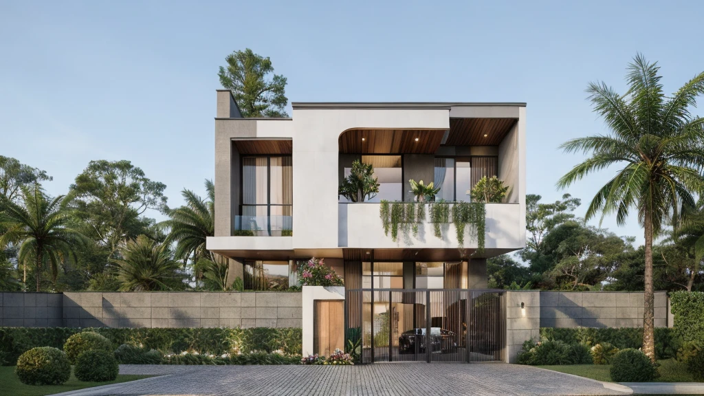 ((best quality)), ((masterpiece)), (detailed), perfect face, ((Masterpiece)), (best quality), (ultras Realistic), 8k, Raw photo, a rendering of a modern house with vietnamese roof anh brick yard , realistic garden, contemporary house, exterior design, wide establishing shot, modern house, in style of simplified realism, concept house, realistic building, front elevation view, wide angle exterior 2022, inter dimensional villa, building facing, sharp focus ilustration hq, modern style, realistic establishing shot, concept house, wide angle exterior 2022, precise architectural rendering, inter dimensional villa, award-winning render, front-view, mid-view, detailed rendering, architectural render, architecture render, modern house, architectural visualization, realistic architecture, insanely detailed rendering, exterior , trees landscape, sky wood paneled ceiling, a rendering of a modern house with a garden, precise architectural rendering, high quality rendering, award-winning render, professional render, beautiful 3 d rendering, beautiful rendering, architectural rendering, a photorealistic rendering, luxcore render, stunning render, an award winning digital render, beautiful rendered, high-quality render, architectural 3 d render, artistic render, a view of a garden with lots of flowers and plants, in a cottagecore flower garden, cottagecore flower garden, lush flowery outdoors, garden with flowers, flower garden summer morning, lots of plants and flowers, lush garden surroundings, lush chic garden, with a french garden, lush plants and flowers, home and garden, garden at home, homes and gardens, permaculture, with a garden, sustainable architecture, gardening, green house, homes and garden magazine, beautiful house on a forest path, vegetal architecture, a rendering of a modern house with a small balcony and a bancony , precise architectural rendering, modern house, contemporary house, concept house, street,