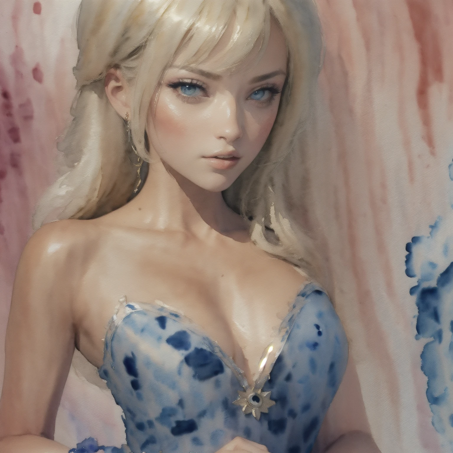 (best quality, masterpiece, highres, soloby Kenket, by totesfleisch8, (by thebigslick, author:Silver Fox 5213:0.8), (By Syuro:0.2), (Masterpiece, 8K, Perfect ligthing, , Adult, Female, view the viewer, Cinematic lighting, (personagem:1.5), (personagem Waifu:1.1)(masterpiece, high-quality), hyper-realism, Caravaggio-style, 8k Renaissance oil painting masterpiece, La Naissance Vénus (1879) by William-Adolphe Bouguereau style, Baroque aesthetics, Venus de Botticelli, demons and angels, renaissance art style. (style: The_Rap_of_the_Daughters_of_Leucippus_de_Peter_Paul_Rubens.),(style: Godfrey_Kneller_em_1689.),high resolution,painterly, Baroque style, chiaroscuro, dynamic composition, dramatic lighting, rich colors, detailed texture, divine expression, religious scene, floating scene --s3, ,)(RossDraw 2.5:1.4),(KDA:1.4),(WLOP:1.4),(Sakimichan:1.4),(watercolor:1.6),