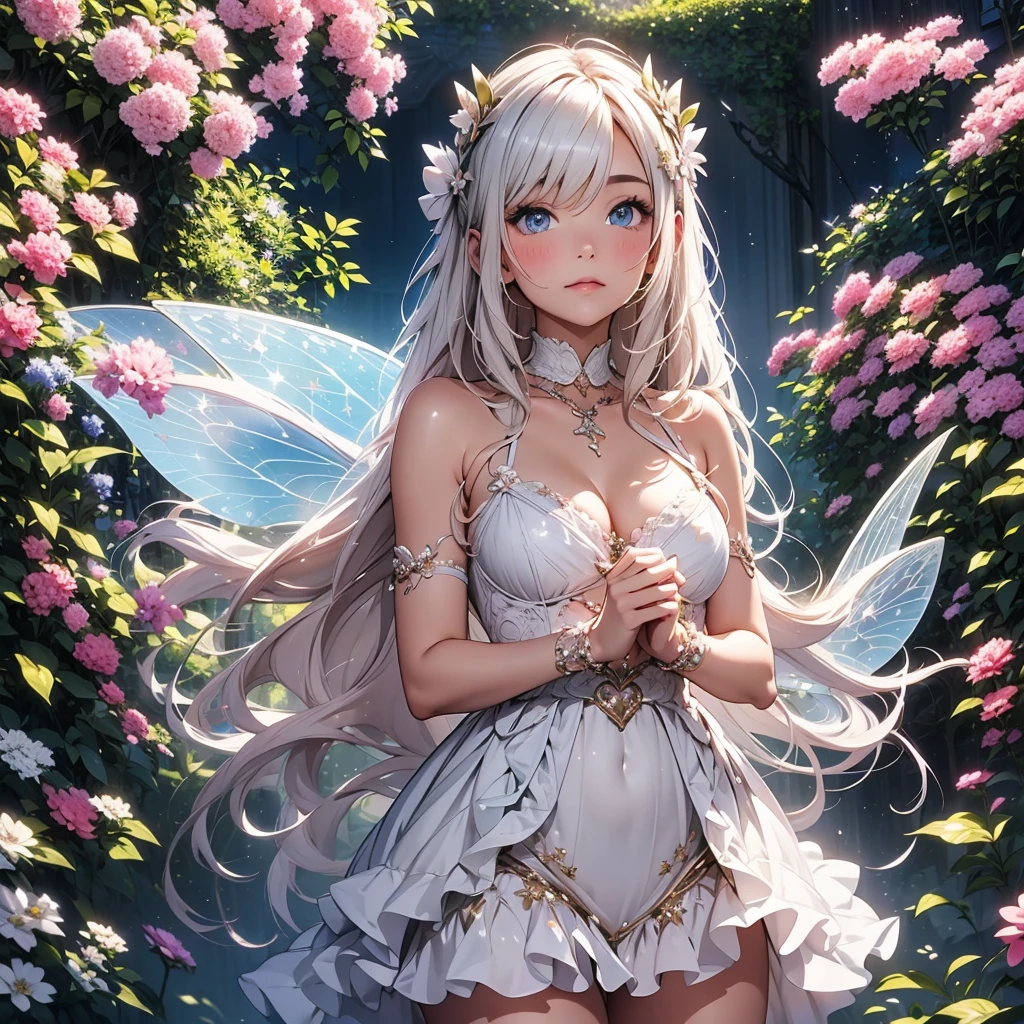 1girl、Star fairy leaving campus、Trompe Rompe-l'oeil、Sparkling、hologram、🌸🌸🌸、〇〇、Trick Art、❤💛💛、☆☆、❀、