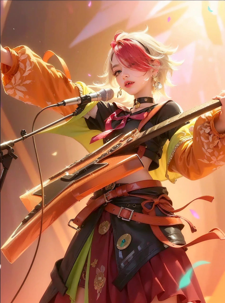 (8k, RAW photo, photorealistic:1.25) ,( lipgloss, eyelashes, gloss-face, glossy skin, best quality, ultra highres, depth of field, chromatic aberration, caustics, Broad lighting, natural shading,) looking at viewer with a serene and goddess-like happiness