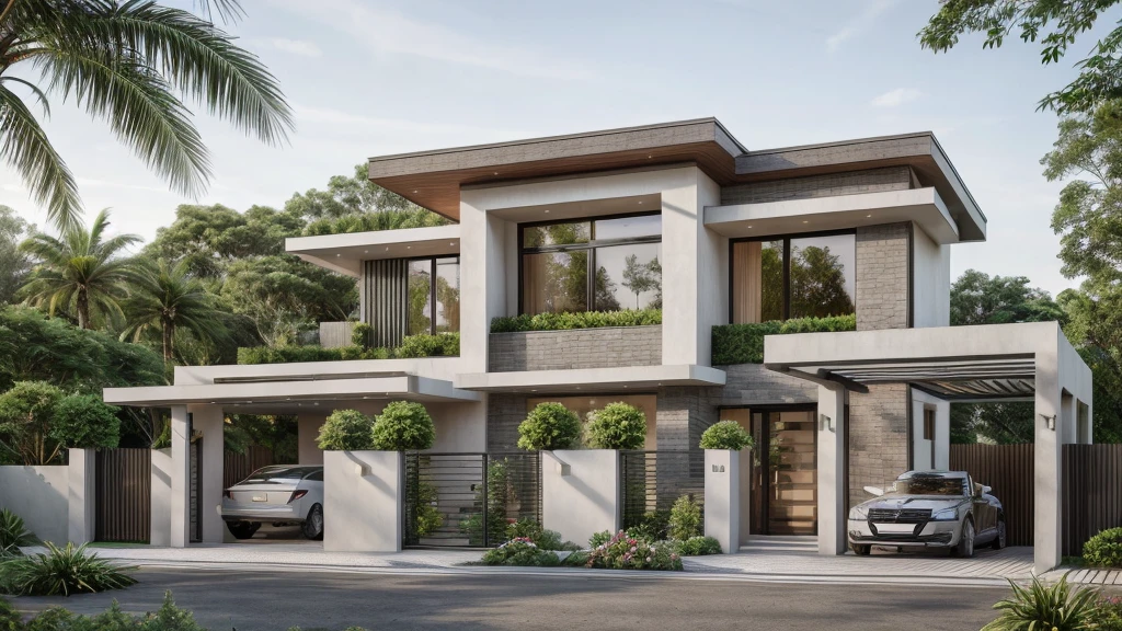 ((best quality)), ((masterpiece)), (detailed), perfect face, ((Masterpiece)), (best quality), (ultras Realistic), 8k, Raw photo, a rendering of a modern house with vietnamese roof anh brick yard , realistic garden, contemporary house, exterior design, wide establishing shot, modern house, in style of simplified realism, concept house, realistic building, front elevation view, wide angle exterior 2022, inter dimensional villa, building facing, sharp focus ilustration hq, modern style, realistic establishing shot, concept house, wide angle exterior 2022, precise architectural rendering, inter dimensional villa, award-winning render, front-view, mid-view, detailed rendering, architectural render, architecture render, modern house, architectural visualization, realistic architecture, insanely detailed rendering, exterior , trees landscape, sky wood paneled ceiling, a rendering of a modern house with a garden, precise architectural rendering, high quality rendering, award-winning render, professional render, beautiful 3 d rendering, beautiful rendering, architectural rendering, a photorealistic rendering, luxcore render, stunning render, an award winning digital render, beautiful rendered, high-quality render, architectural 3 d render, artistic render, a view of a garden with lots of flowers and plants, in a cottagecore flower garden, cottagecore flower garden, lush flowery outdoors, garden with flowers, flower garden summer morning, lots of plants and flowers, lush garden surroundings, lush chic garden, with a french garden, lush plants and flowers, home and garden, garden at home, homes and gardens, permaculture, with a garden, sustainable architecture, gardening, green house, homes and garden magazine, beautiful house on a forest path, vegetal architecture, a rendering of a modern house with a small balcony and a bancony , precise architectural rendering, modern house, contemporary house, concept house, street,