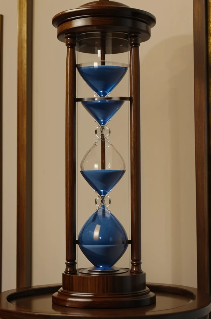((Best Quality)), ((Masterpiece)), (detailed), 1 blue hourglass