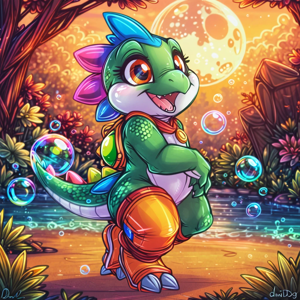 Bub, bubble bobble, green scalie, dimwitdog, diferentes poses