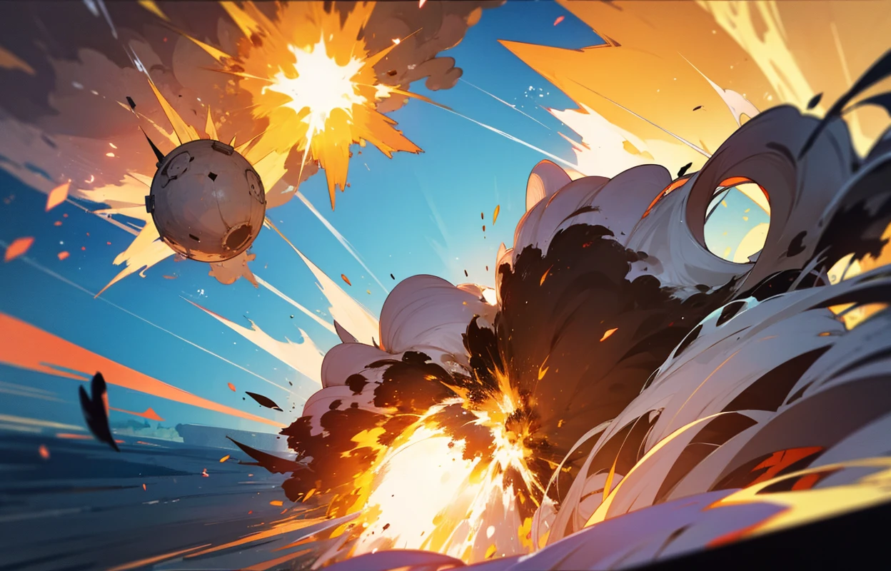 Une explosion