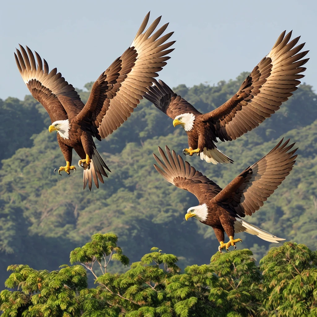 make a bird like eagle call garuda for indonesia indenpence day