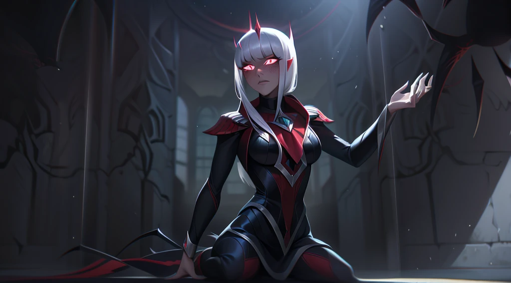 Elise is a deadly predator that dwells in an enclosed place, Palace without light, nas profundezas da cidade mais antiga de Noxus. Uma vez mortal, Ela era dona de uma casa poderosa, mas a mordida de um semideus vil a transformou em algo belo, but utterly inhuman – a spider-like creature, atraindo presas desavisadas para dentro de sua teia. Para manter sua eterna juventude, Elise now prefers to feed on the naïve and the infidels, and there are few who resist its seductions.