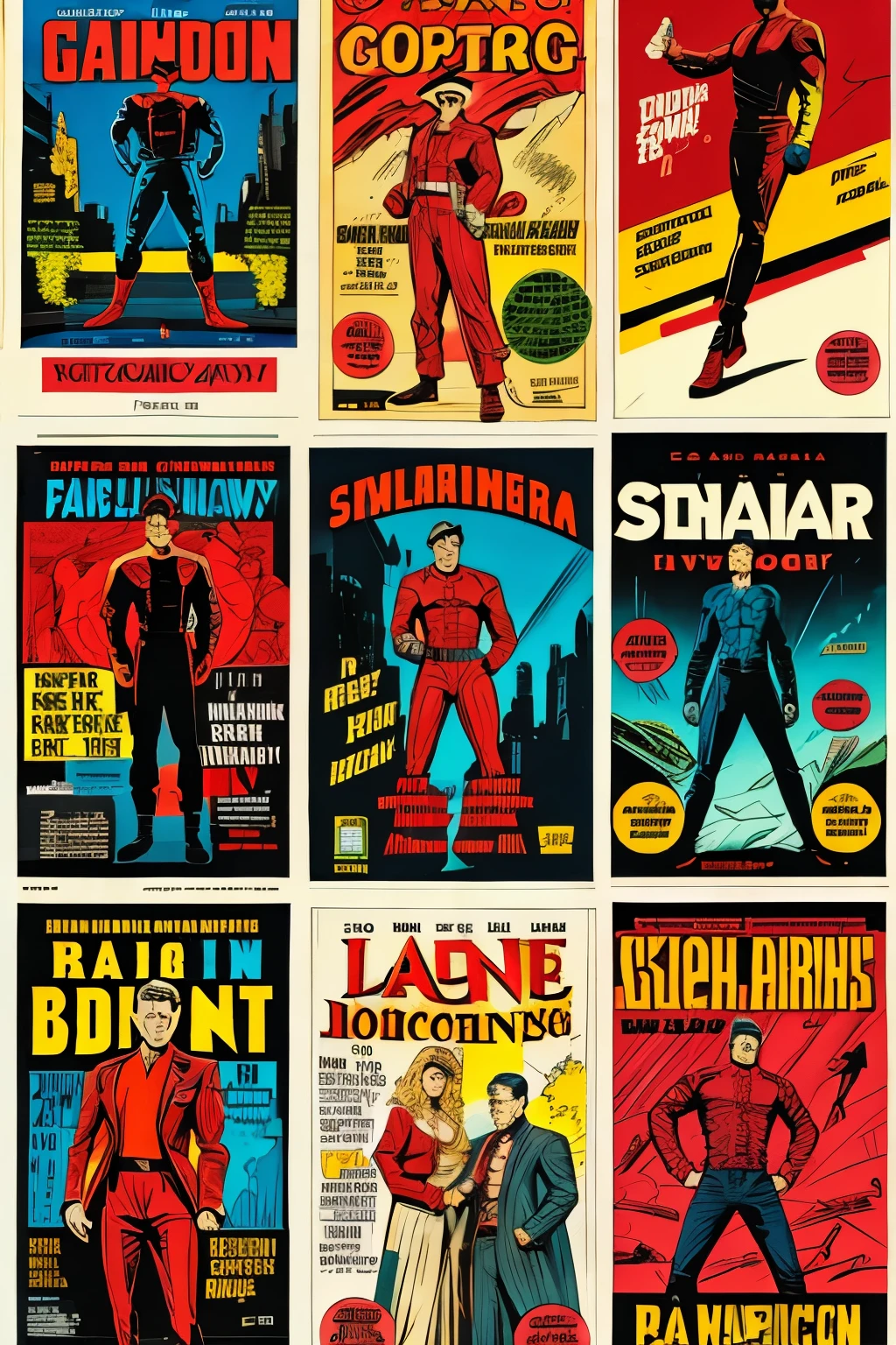 A few comic books