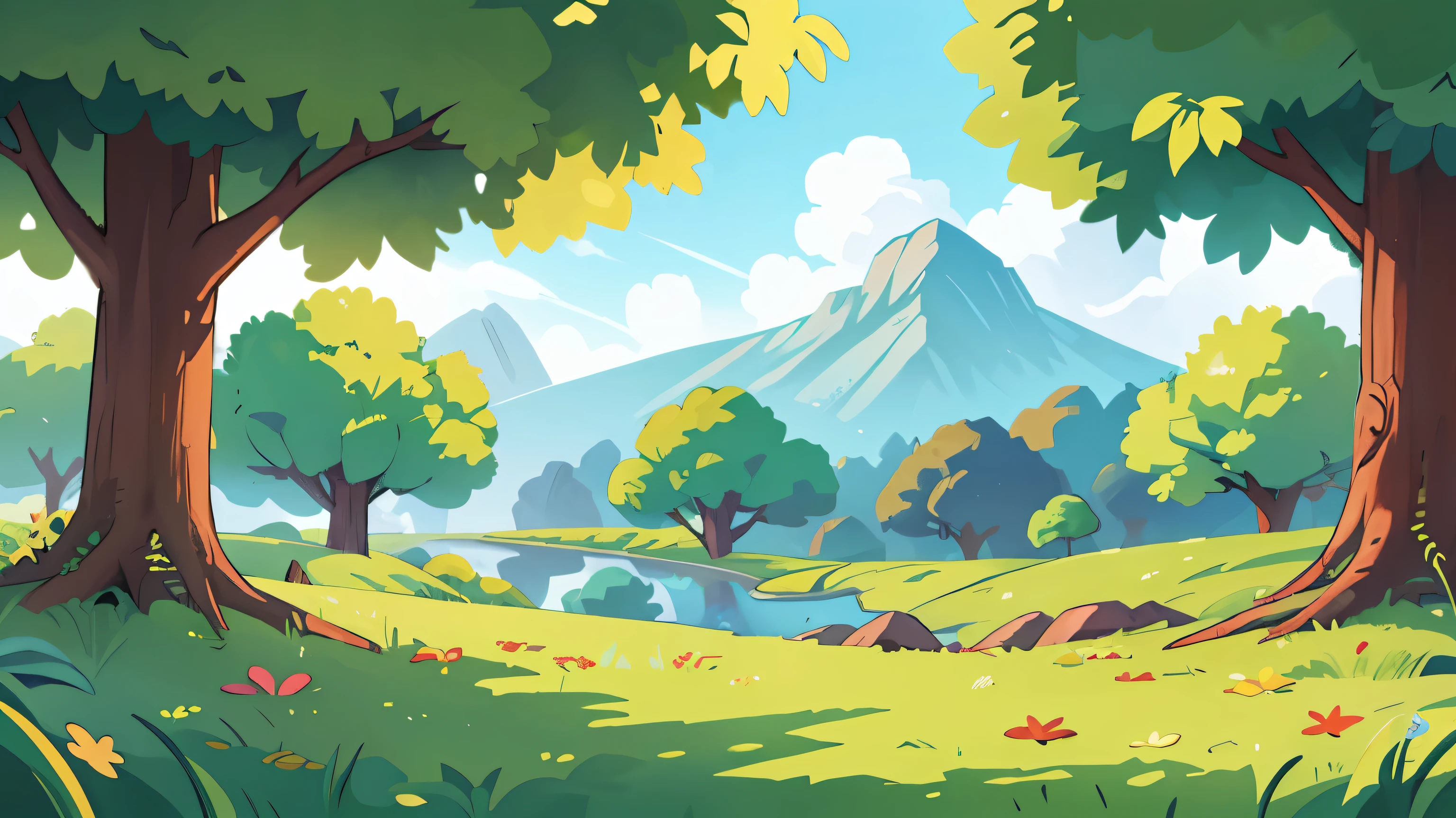  grama de fantasy 2d, page scroller, game assets, White background, no back ground, 8K image quality. work of art