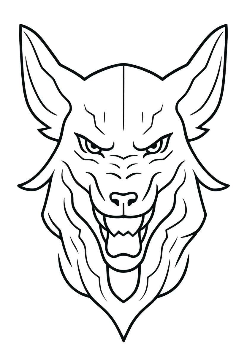 cerberus head, anime styles