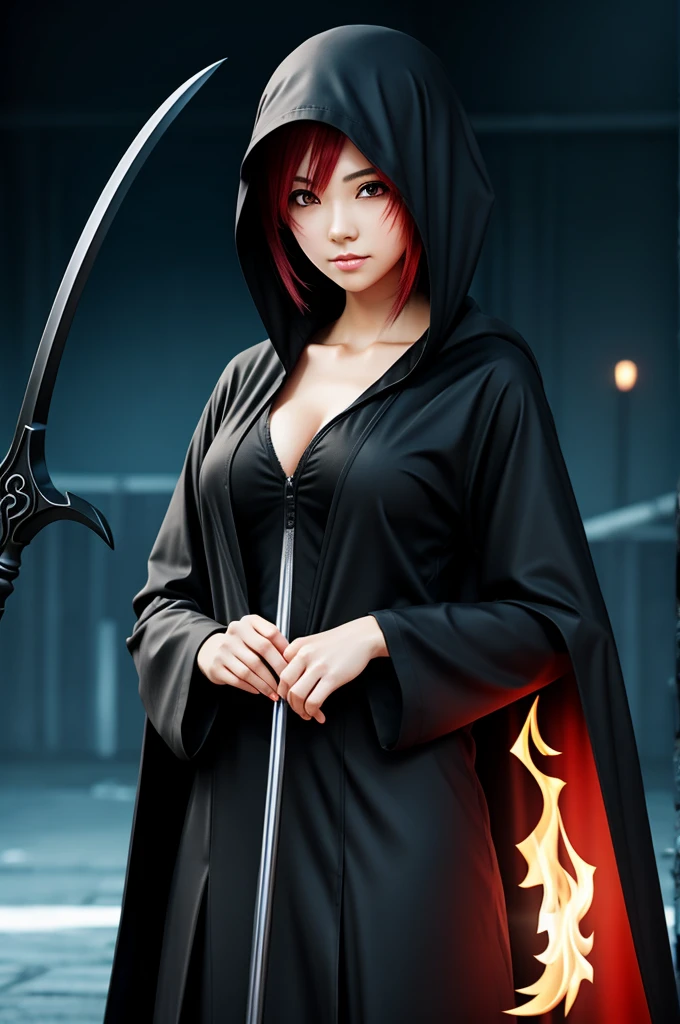 female anime grim reaper