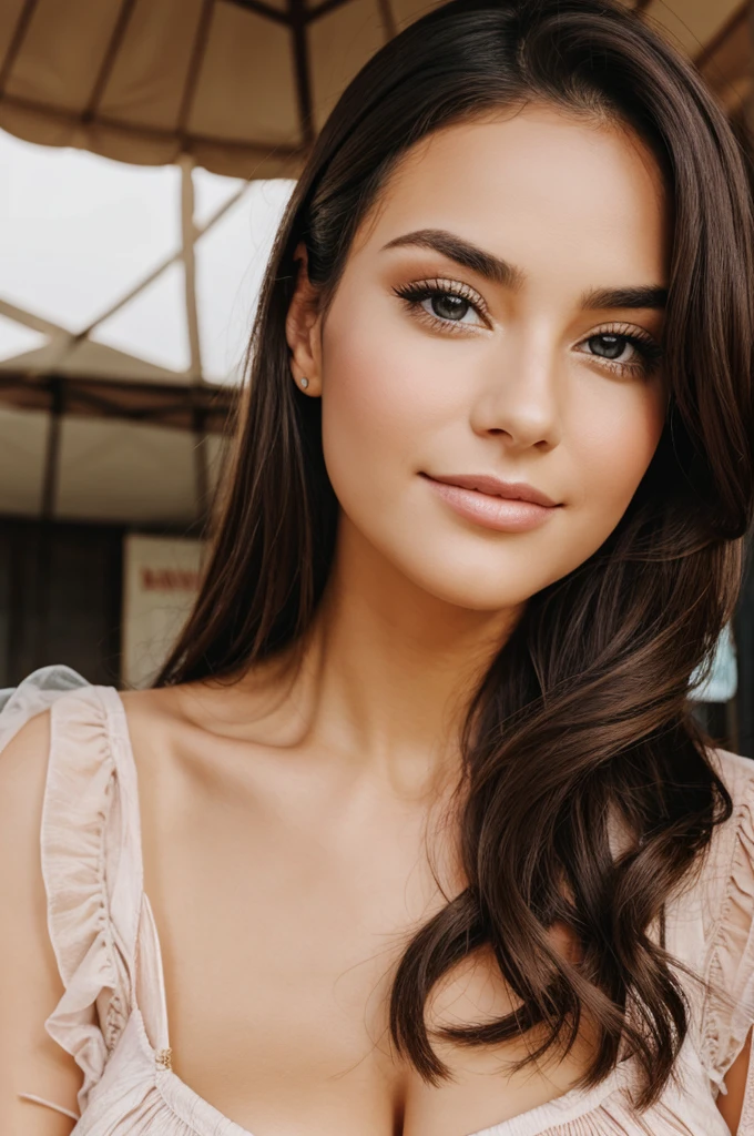 Face of a beautiful Fair woman