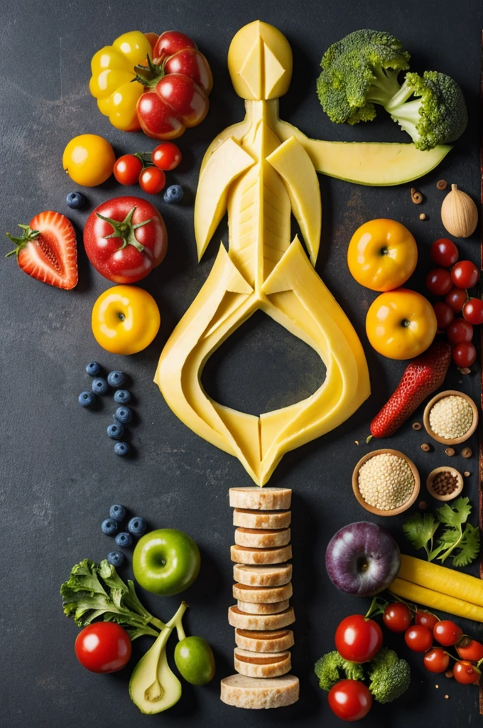 Balanced food figures