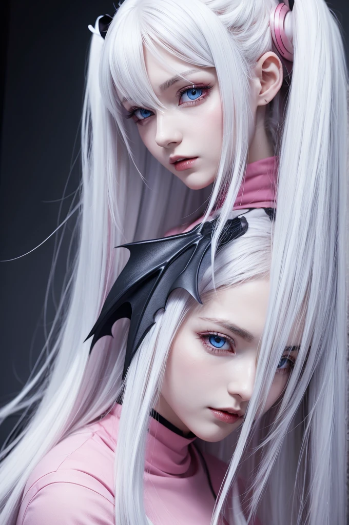 There is 2 kissing females one of then is holy knigh and other is demonic succubus queen, they hugging each other and passionaly kissing on the bed, (ultra high quality fantasy art, dafk fantasy style, masterpiece, ultra highquality character design, 8k quality anime art, realistic anime art, top quality wallpaper illustration, detailed ultra high quality acurate face, highquality design and acurate physic)