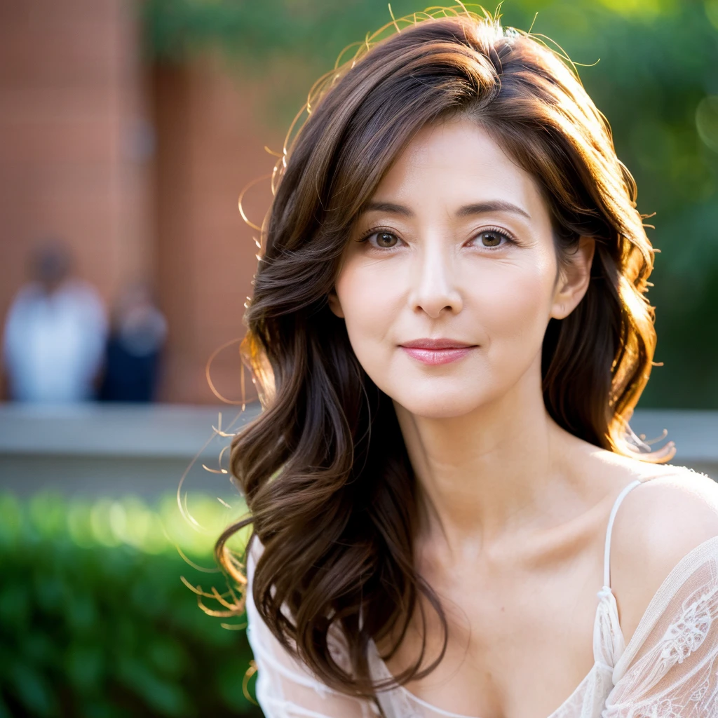 Beautiful mature woman with beautiful wavy long hair, Pretty sexy mature woman, Ultra-high resolution,(Realistic:1.4), ((Highest quality)), ((masterpiece)), (be familiar with),
