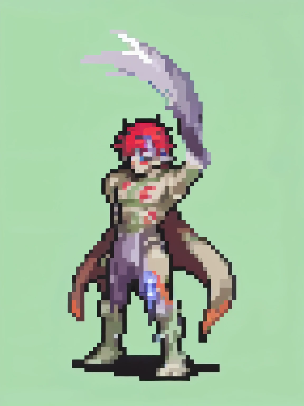 (masterpiece high quality), (solo), (fire emblem sprite), (1man zombie), (no humans)