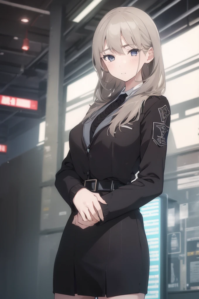 (1 Girl:1.3), Solitary, __body parts__ Delicate and realistic skin, Pale skin, Large target, Official Art, Unity 16K Wallpaper, Ultra Detailed,  beauty, masterpiece, best quality,  Awesome atmosphere, Calming color palette, A calm mood, Soft shadows, Airline stewardess, charm