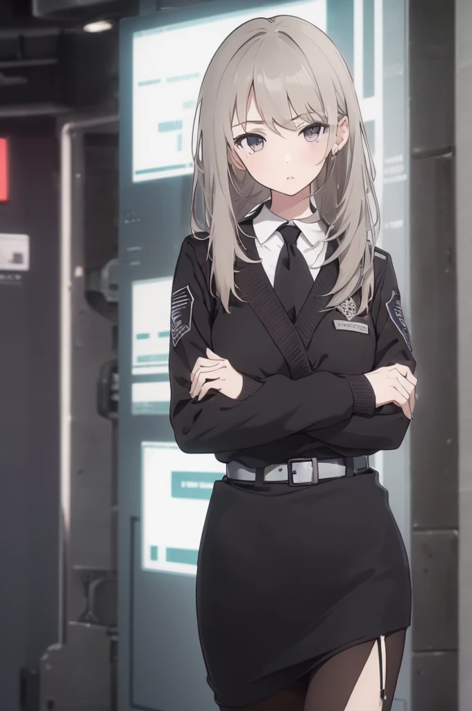 (1 Girl:1.3), Solitary, __body parts__ Delicate and realistic skin, Pale skin, Large target, Official Art, Unity 16K Wallpaper, Ultra Detailed,  beauty, masterpiece, best quality,  Awesome atmosphere, Calming color palette, A calm mood, Soft shadows, Airline stewardess, charm