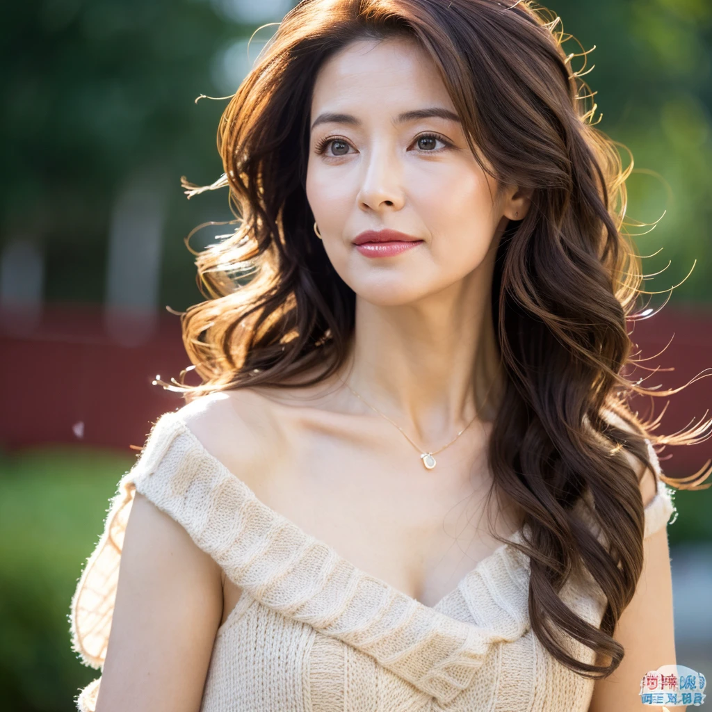 Beautiful mature woman with beautiful wavy long hair, Pretty sexy mature woman, Ultra-high resolution,(Realistic:1.4), ((Highest quality)), ((masterpiece)), (be familiar with),