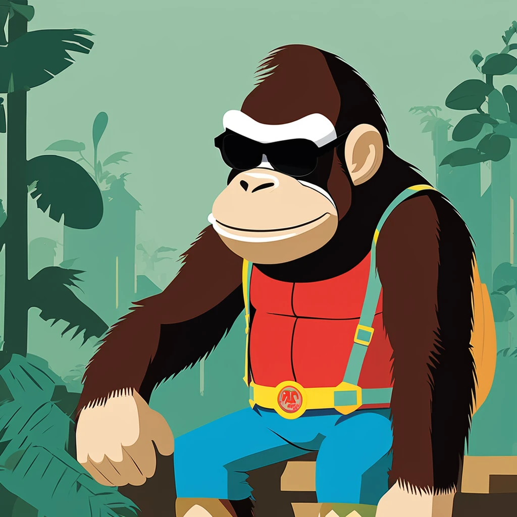 Donkey Kong , art by Sophie Roach , art by Jon Klassen , art by Michael Cho , art by Sophie Roach、sunglasses