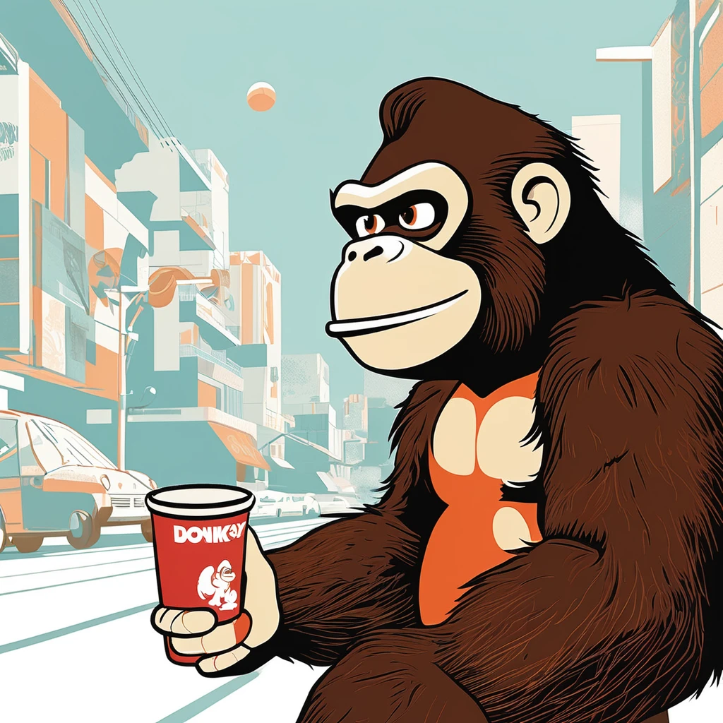 Donkey Kong , art by Sophie Roach , art by Jon Klassen , art by Michael Cho , art by Sophie Roach、sunglasses