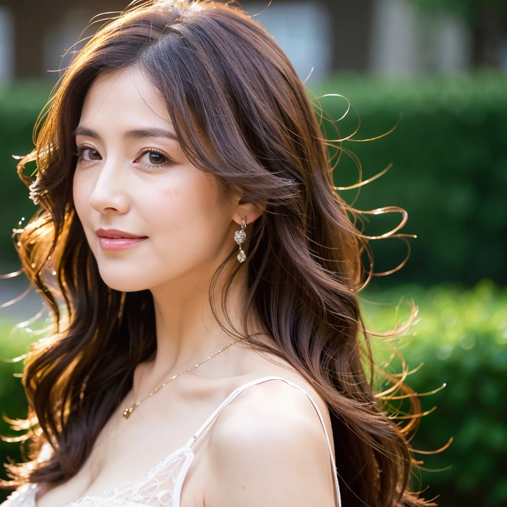 Beautiful mature woman with beautiful wavy long hair, Pretty sexy mature woman, Ultra-high resolution,(Realistic:1.4), ((Highest quality)), ((masterpiece)), (be familiar with),