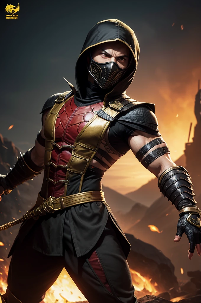 Create a purchase using the Scorpion outfit in Mortal Kombat