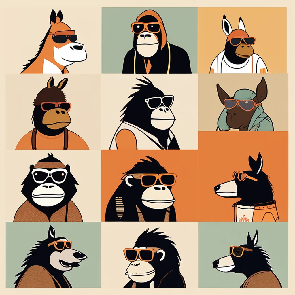 Donkey Kongーesque , art by Sophie Roach , art by Jon Klassen , art by Michael Cho , art by Sophie Roach、sunglasses