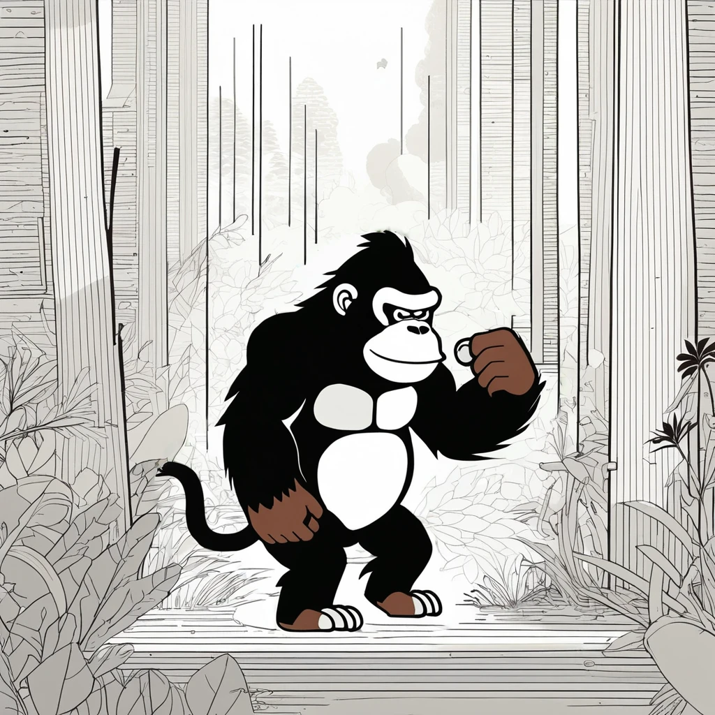 Donkey Kong , art by Sophie Roach , art by Jon Klassen , art by Michael Cho , art by Sophie Roach、サングラスをかけている