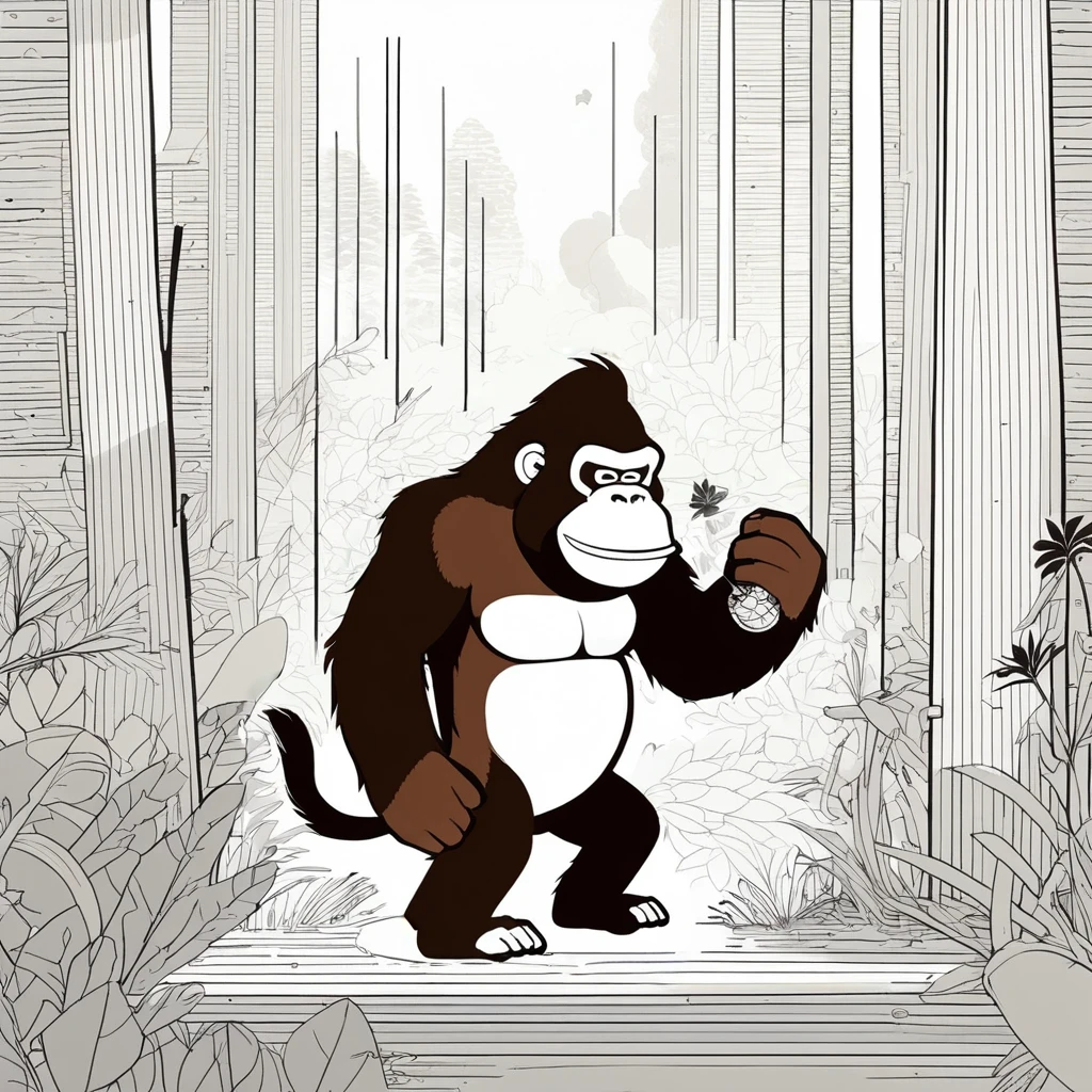 Donkey Kong , art by Sophie Roach , art by Jon Klassen , art by Michael Cho , art by Sophie Roach、サングラスをかけている