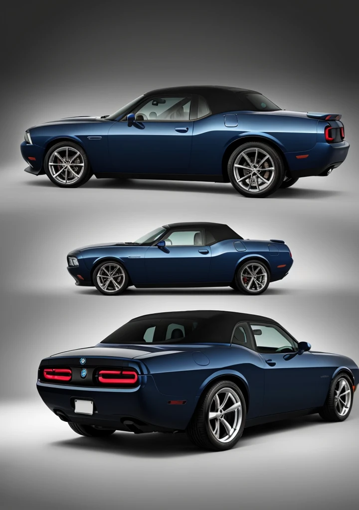 If we combine the design elements of a Pontiac GTO, Pontiac Solstice, Dodge Challenger, and BMW, we might get a car that looks like this:

- The overall shape and muscular lines of a Dodge Challenger
- The aggressive front grille and headlights of a Pontiac GTO
- The sleek, curved roofline and rear hatch of a Pontiac Solstice
- The grils of a BMW

The resulting car would be a high-performance, visually stunning vehicle with a unique blend of American muscle and European agility. It would likely have a powerful engine, precise handling, and a premium feel both inside and out!