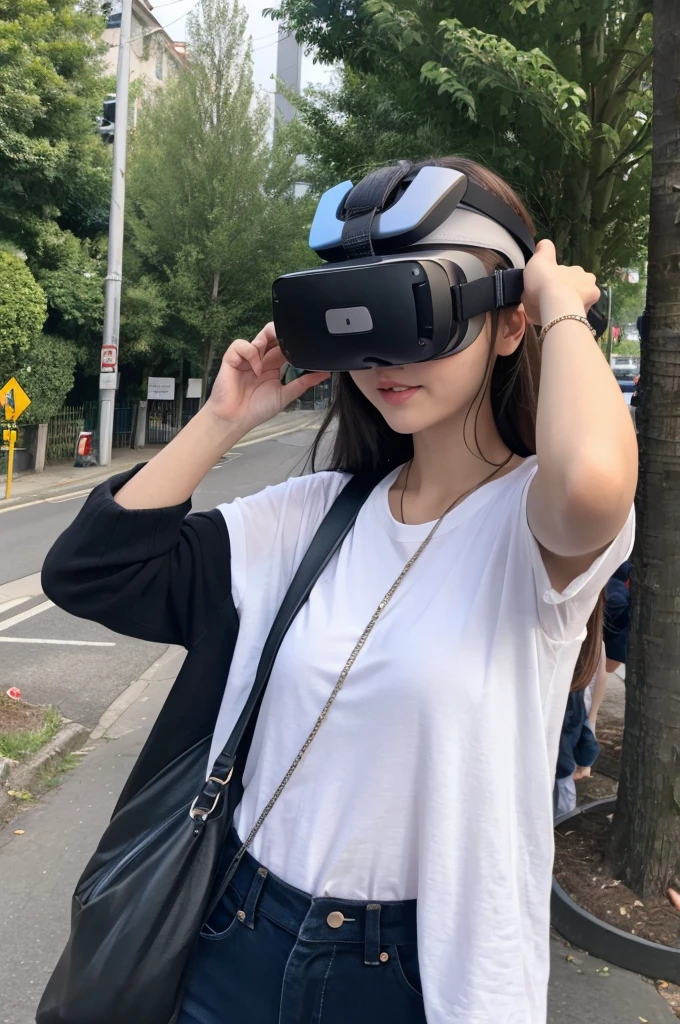People wearing VR
