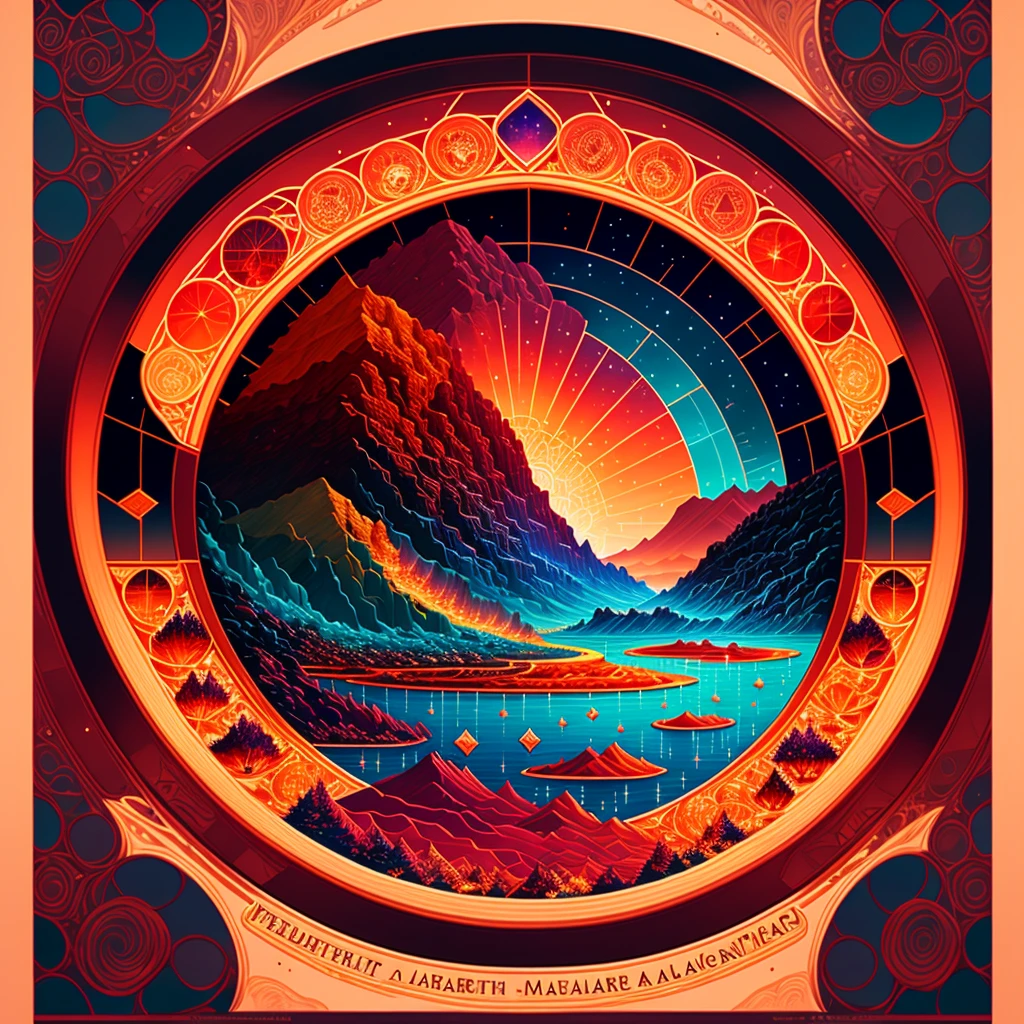 Beautiful earth full of water and lava, Intricate, Masterpiece, expert, insanely details, 4K, composition, The frames, Centered, symetry, picure, Intricate, voluminetric lighting, Beautiful, rich deep colors masterpiece, Sharp focus, Ultra detailed, in the style of dan mumford and marc simonetti, astrophotography