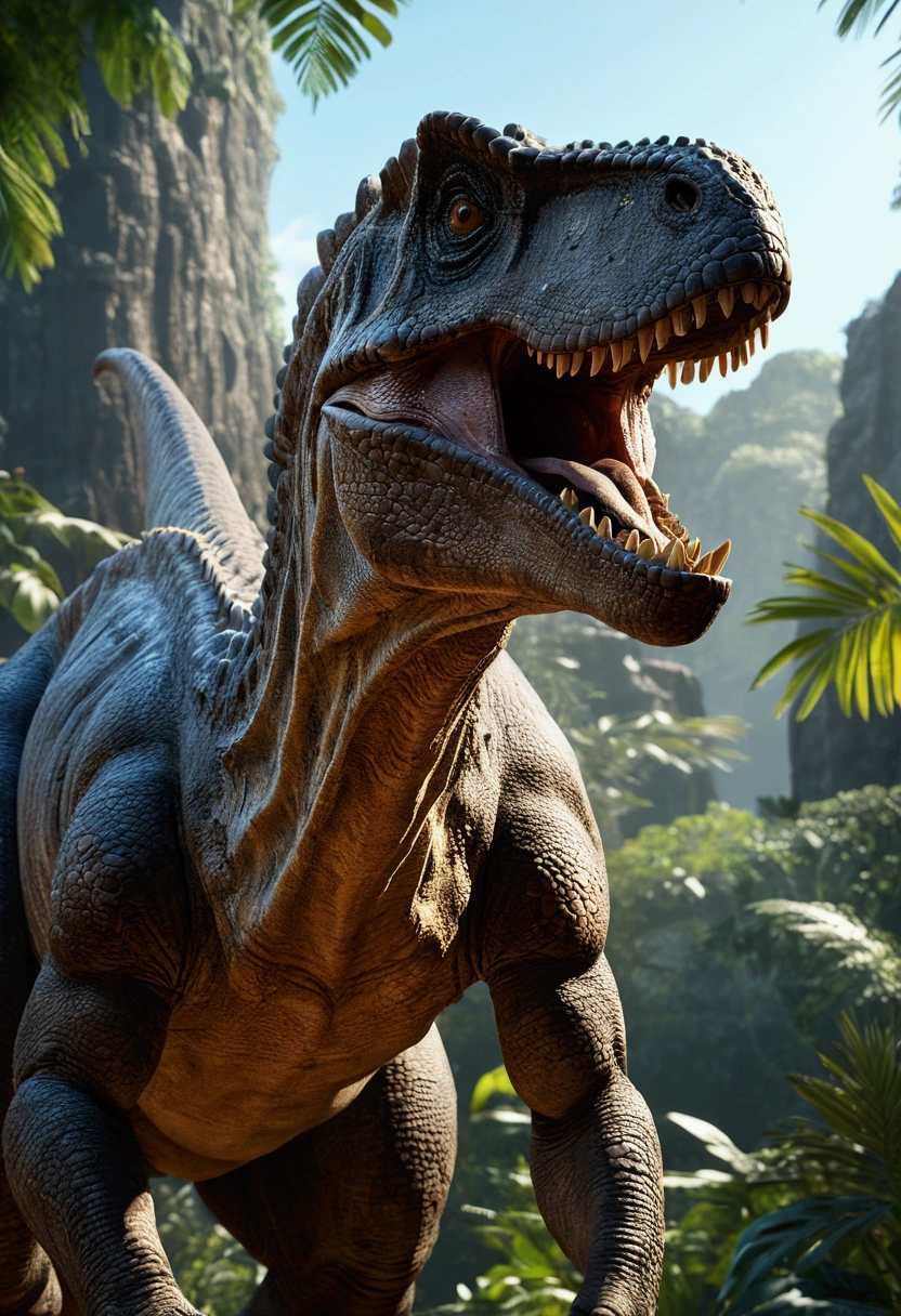 Create hdr max of dinosaur AI8k