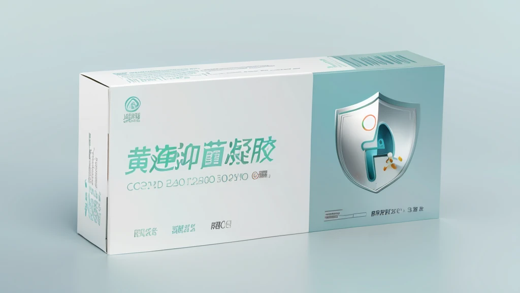 design packaging box for supplement, using a white and green color palette, with the style of "quisitions" on the side of the product box, flat design, modern package design, vector illustration, white background, light blue and gray accents, close up shot of a medical table in front with product photography in front.