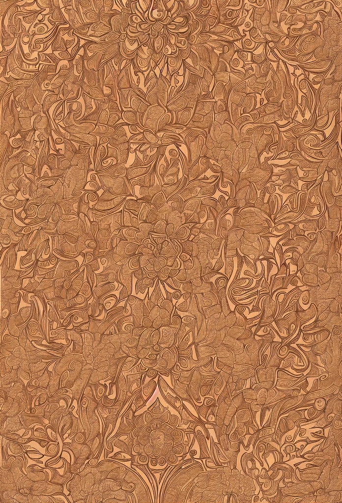 Uma estampa cultural para leggings, inspired by ethnic and tribal patterns. The print must include detailed mandala designs, tribal geometric figures, and cultural symbols. Use an earthy color palette like brown, orange, and beige, combined with vibrant tones like red and yellow. The print must have a handcrafted and authentic look, reflecting cultural traditions.
