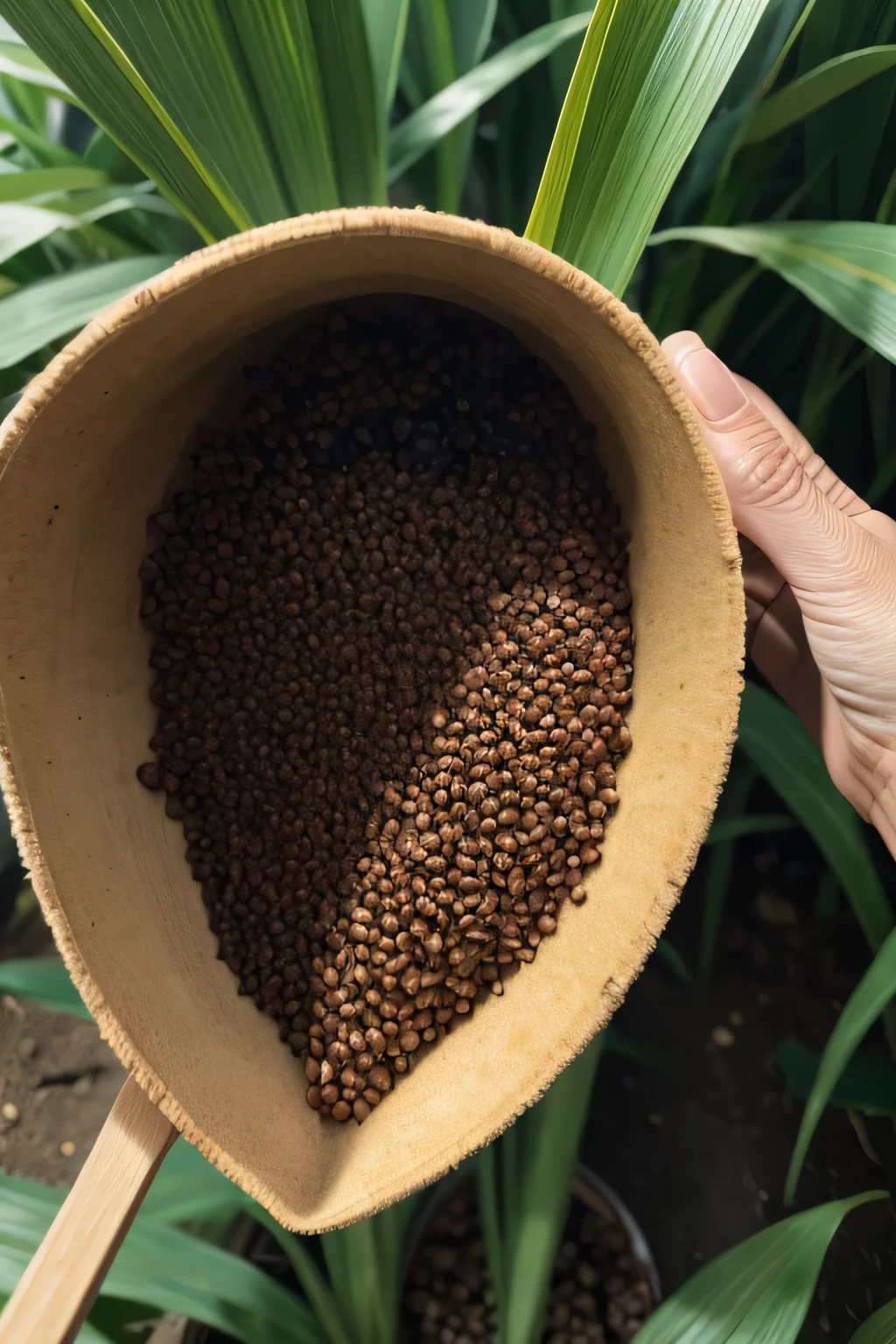 African Sorghum Plants