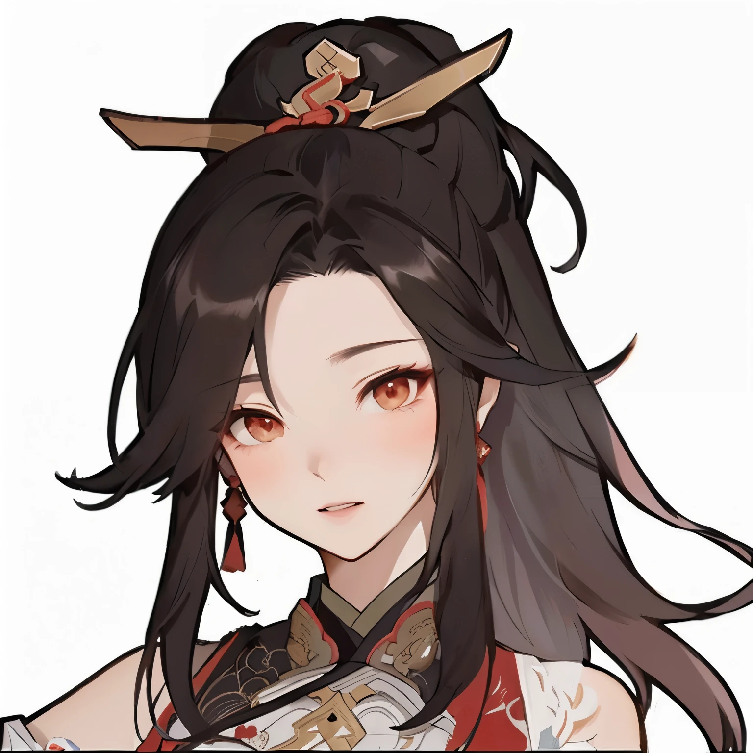 Woman with long hair and horns in red dress, 《Genshin Impact》Zhongli, Onmyoji Portrait, Keqing from genshin impact, heise jinyao, 绫香Genshin Impact冲击, From Arknights, bian lian, Nezuko, Genshin Impact角色, From Girl Front, yun ling, Xianxia
