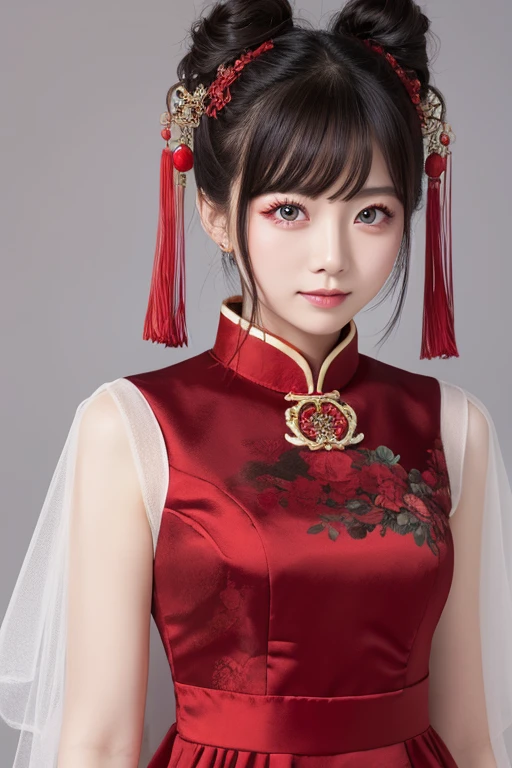China dress、Red Eyes