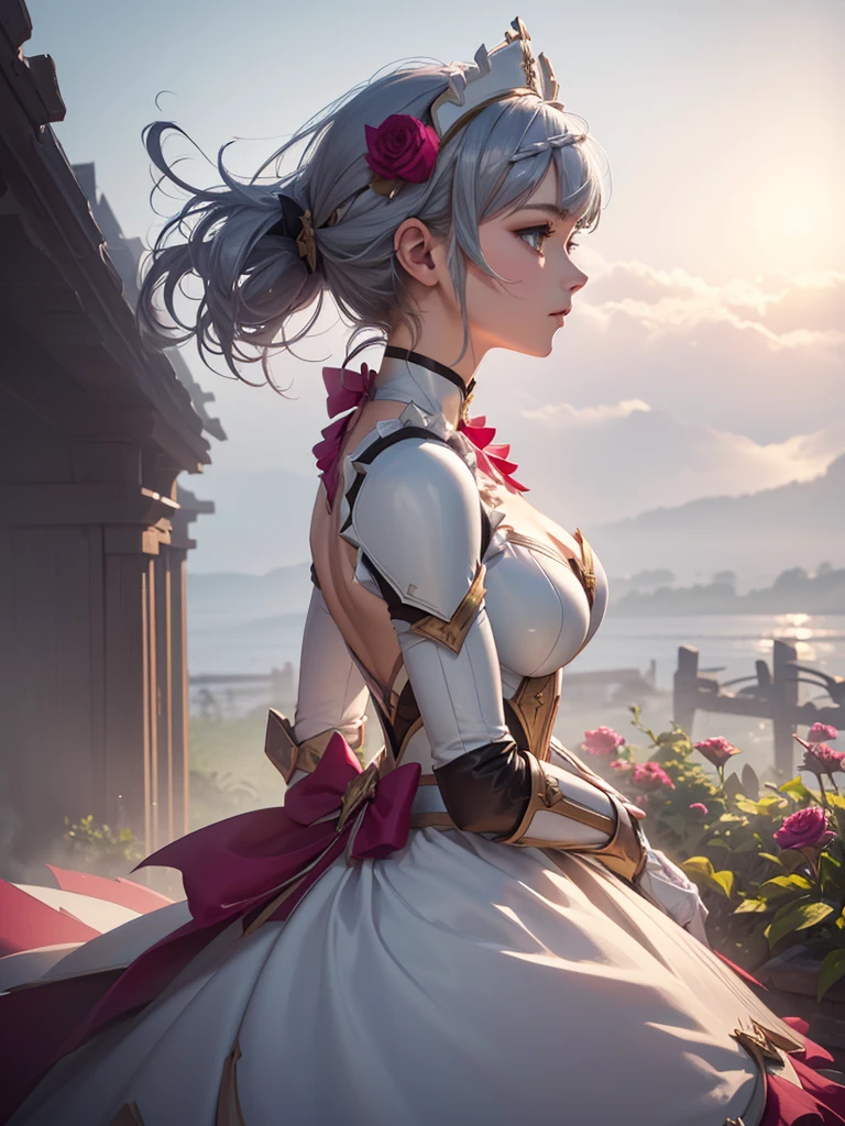 [Noelledef]:1.5,((Masterpiece,of the highest quality,Detailed images,Beautiful images))1.4(noel images、by bob、monstad、The wind blowandoble, Overall bright lighting、backlight、A fantastic atmosphere、thick fog)1.1(Beautiful body lines、beautiful neckline) color RGB 
