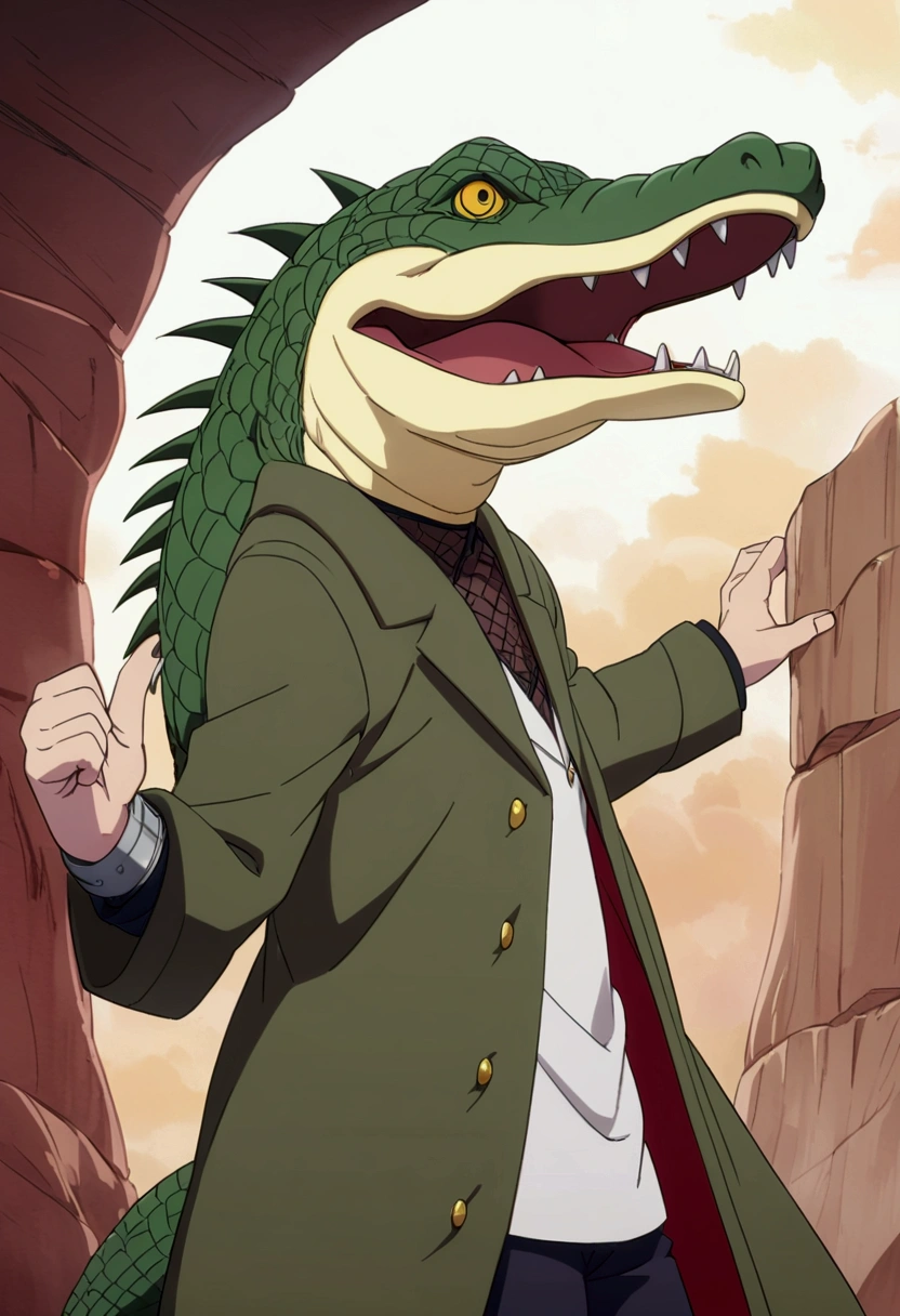 crocodile demonio, anime, Naruto, crocodile