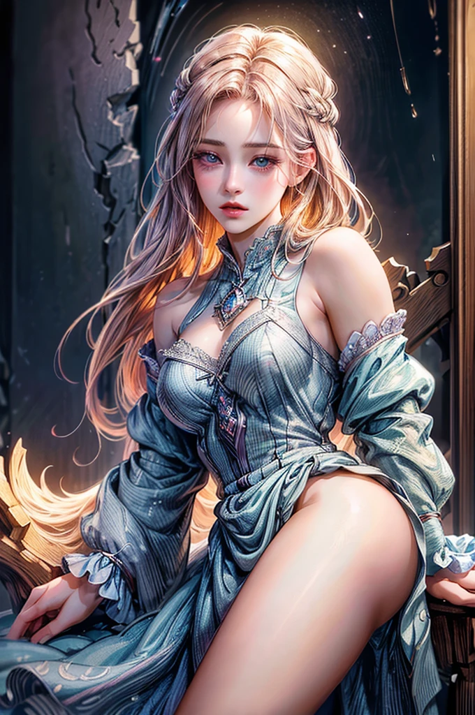 a detailed anime girl, beautiful detailed eyes, beautiful detailed lips, extremely detailed face, long eyelashes, anime style, 1girl, fantasy, digital painting, (best quality,4k,8k,highres,masterpiece:1.2),ultra-detailed,(realistic,photorealistic,photo-realistic:1.37),cinematic lighting,dramatic lighting,highly detailed,vibrant colors,intricate details,elegant,graceful,delicate features,porcelain skin,flowing hair,fantasy landscape,whimsical,dreamlike,magical,enchanting,ethereal,captivating