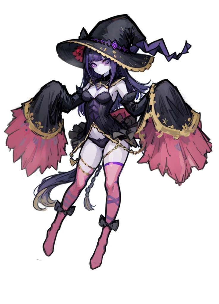 1girl, pale skin, blue-purple eyes, blue-purple hair, necromancer, nice clothes, (high resolution, high detail, best quality) , happy