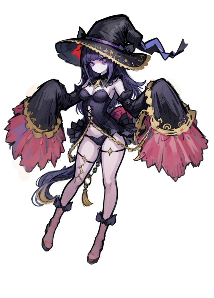 1girl, pale skin, blue-purple eyes, blue-purple hair, necromancer, nice clothes, (high resolution, high detail, best quality) , happy