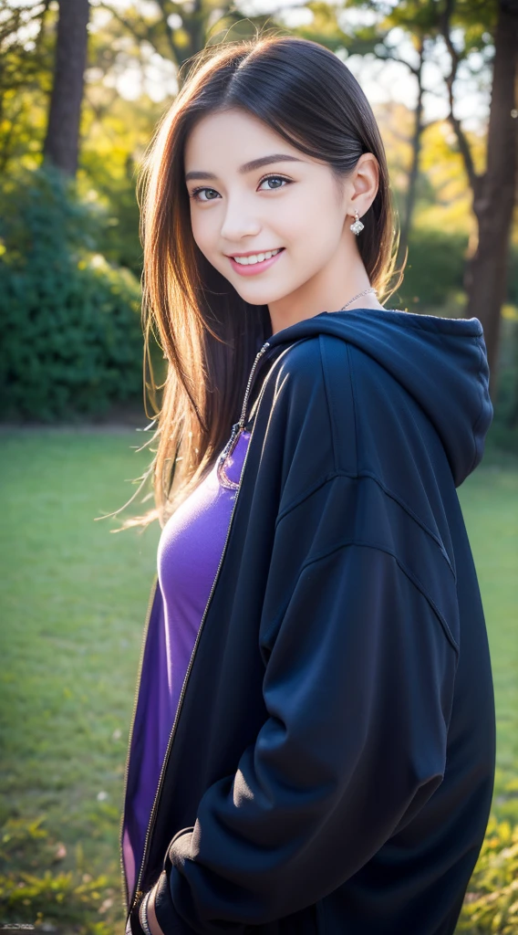 (((32k,very high res, high detailing, highly accurate,Masterpiece Girl 1))),Raw photo & realistic atmosphere,beautiful dark blue eyes,Detailed mouth,Glossy lips,Detailed eyebrows,Soft white skin that shines with every detail,,Eyes drawn in detail、Very beautiful eyes with azure eyes,Detailed lips、Very beautiful face,Very well-formed face、Lifelike face,shiny beautiful lips,Beautiful eyebrows,Infinite reality,Best design,（Insanely cute sober and modest Japan 18-year-old girl,,Toned body,Perfect Gal Leader Model,Beautifully shaped breasts,Very cute beautiful girl,Little Girl：1.5）,Best Natural Makeup,Japanese ido,Korean Idols,Young sensual idol,Moist eyes,Dark beautiful eyes,Beautiful butt,beauty legs,,camel's foot,：1.3),超A high resolution、,Natural and realistic face,Back lighting,Pure eyes are too cute,(((photorealisim,Photograph the whole body))),,Reality Live Action,（simple earrings,Necklace Arm,Watches,Glossy Nail Art Black and Purple Nylon Zip Hoodie Camping Fashion,Braided blonde short hair,solo,,Smile faintly,full body Esbian：1.7）,（Show full-body fashion,with light glowing１５Year old ,Outdoor Hats,Sit down and make a bonfire at a solo camp：1.8）