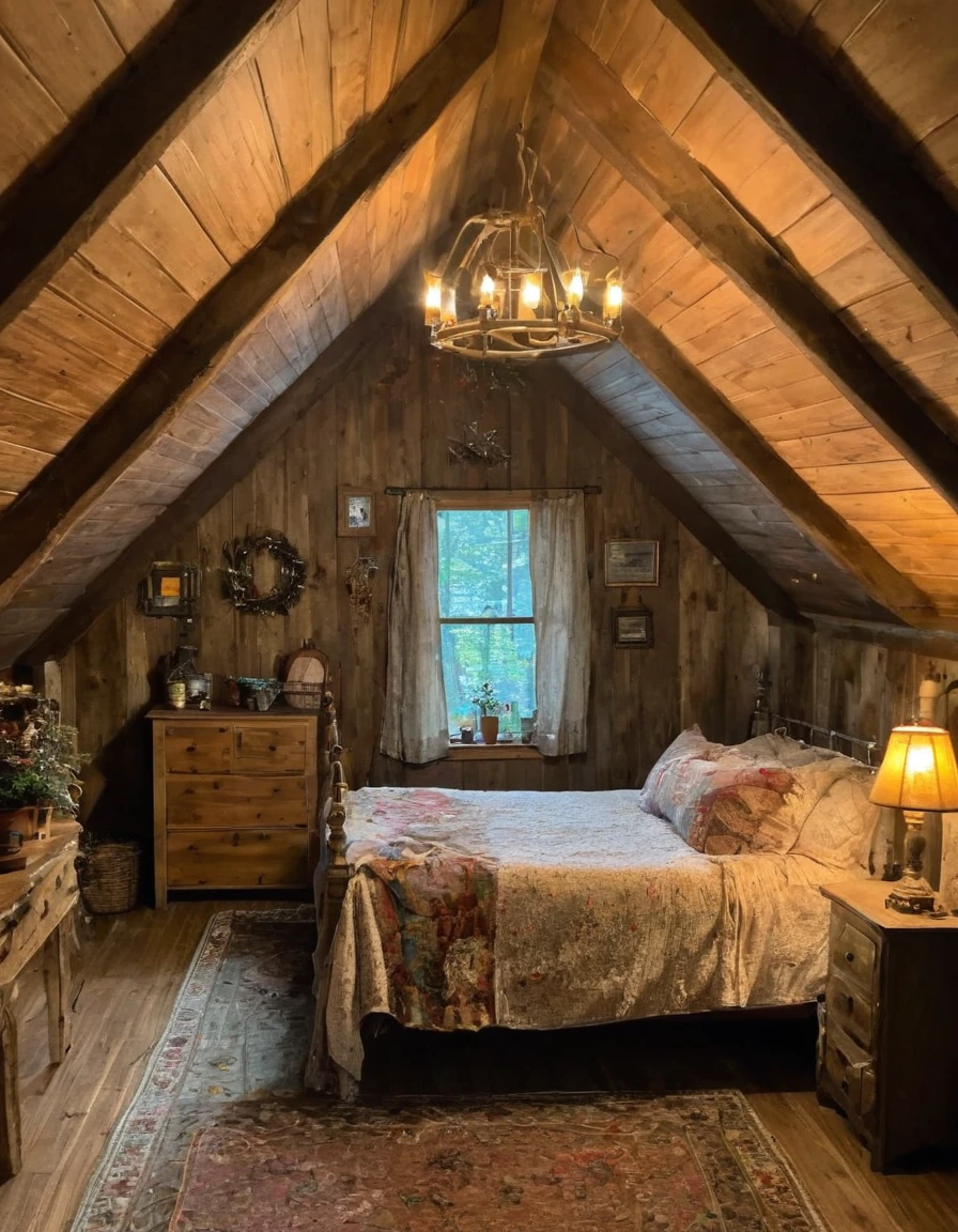 bedroom with room, cozy room, cozy treehouse bedroom, small bedroom, cozy place, cozy bed, cottagecore hippie, thomas kinkade. cute cozy room, in an attic, cottagecore, cozy and peaceful atmosphere, pleasant cozy atmosphere, cottagecore!!, cabin in the woods