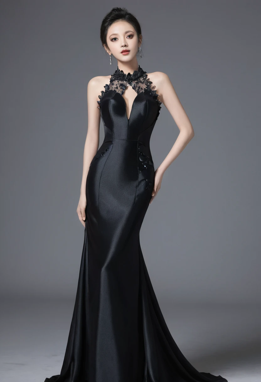 evening dress,Lady,Black Shark Girl