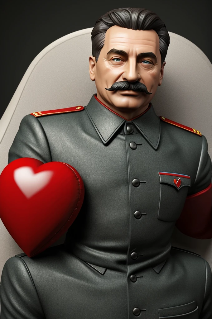 A 3d heart with the name Eric Armodio Stalin