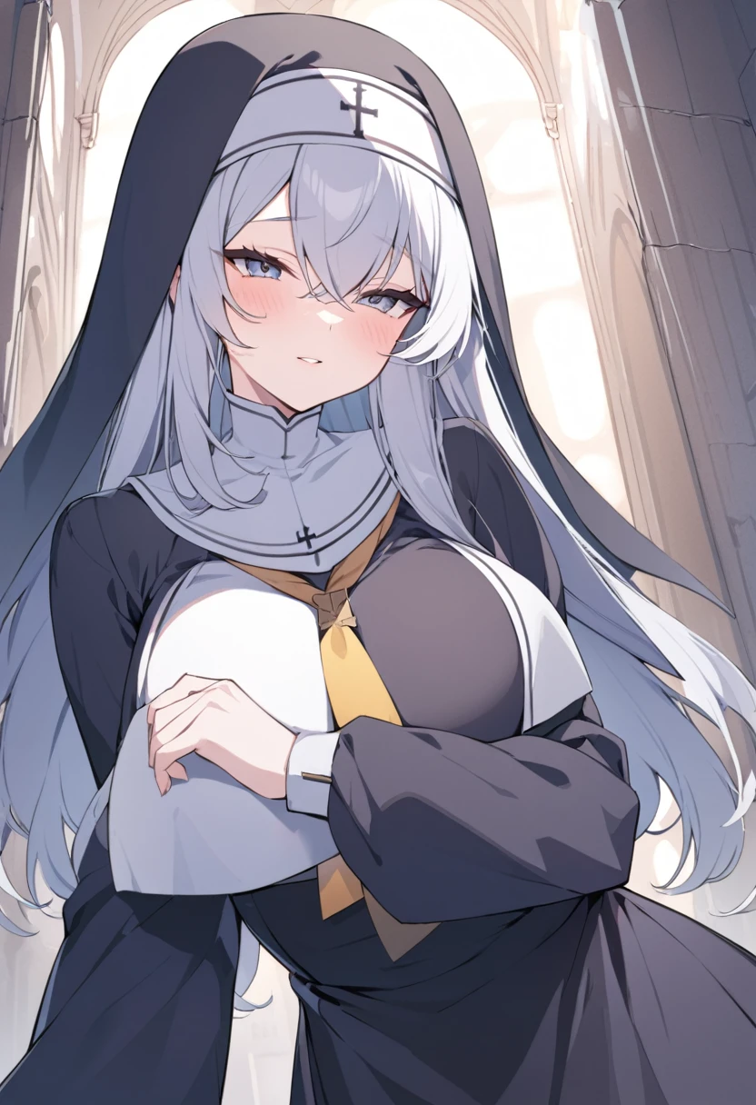 A priest in a nun&#39;s habit who loves adult sex、Nsfw、Photorealistic