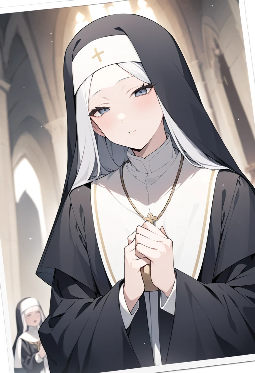 Real Photo、A priest in a nun's habit who loves adult sex、Nsfw